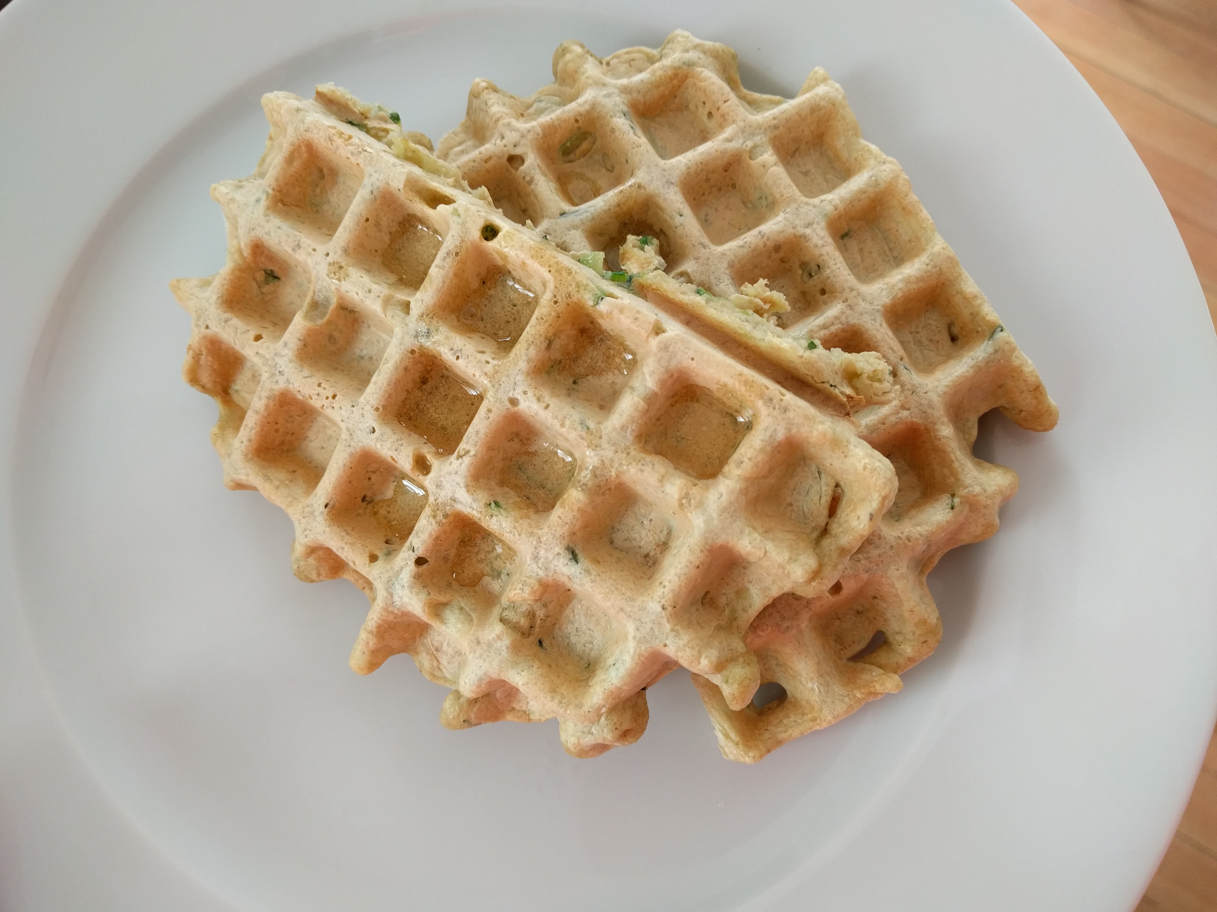 wafels havermeel courgette