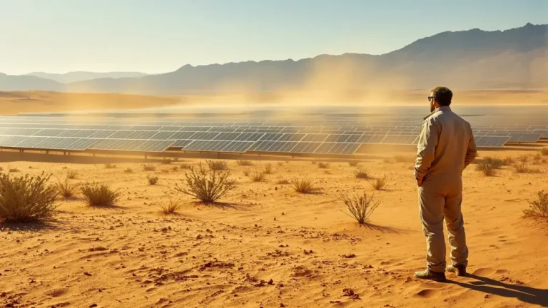 Deskundigen zijn het erover eens dat het bedekken van woestijnen met zonnepanelen geen haalbare oplossing is omdat dit ecosystemen verstoort en onomkeerbare verliezen veroorzaakt
