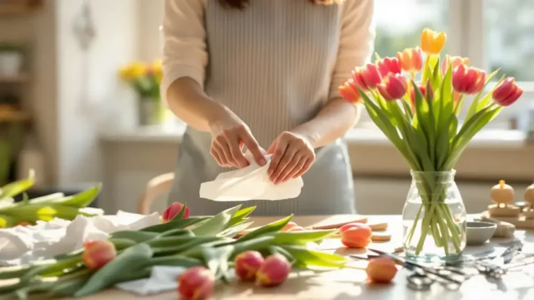 Met deze methode kun je een boeket tulpen drogen en er het hele jaar van genieten als decoratie