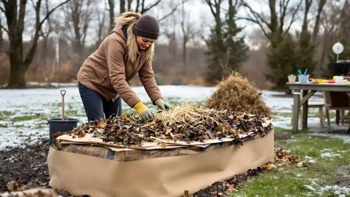 Moestuin: in januari zorgt een weinig bekende techniek ervoor dat je afval wordt omgezet in onverwachte oogsten in het voorjaar