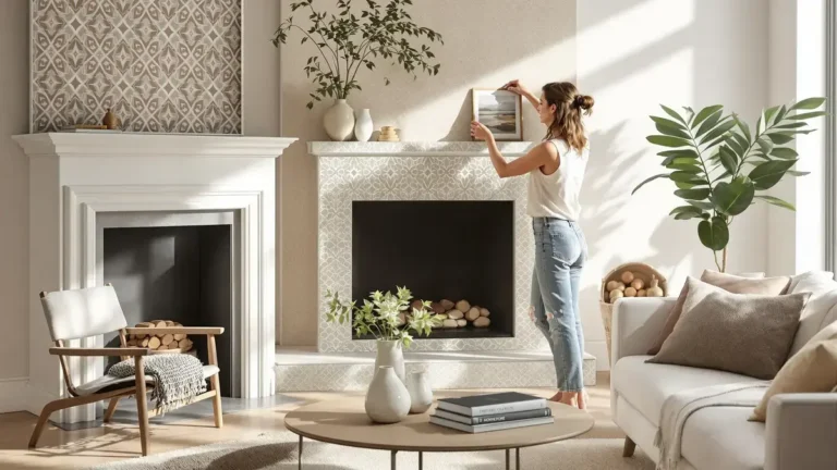 Verfraai uw open haard in 2 eenvoudige stappen zonder grote verbouwingen